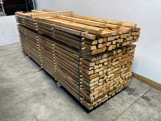 Vuren balk 400x9,5x5,5 cm (168x) - afbeelding 5 van  7