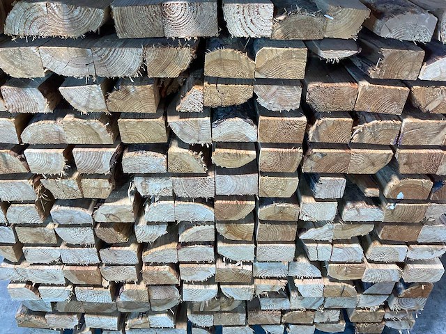 Vuren balk 400x9,5x5,5 cm (168x) - afbeelding 7 van  7