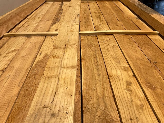 Vuren balk 400x9,5x5,5 cm (168x) - afbeelding 3 van  7