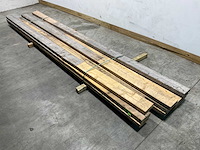 Vuren balk 420x15x6 cm (12x) - afbeelding 2 van  5