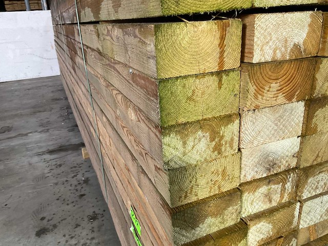 Vuren balk 450x12,5x6,3 cm (30x) - afbeelding 3 van  5