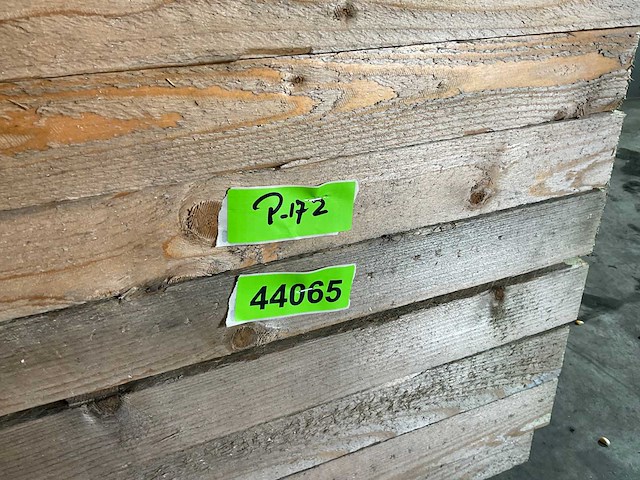 Vuren balk 450x12,5x6,3 cm (30x) - afbeelding 3 van  3