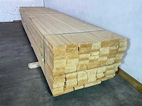 Vuren balk 450x14,5x4,5 cm (10x) - afbeelding 2 van  6