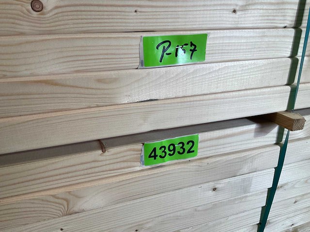 Vuren balk 450x14,5x4,5 cm (25x) - afbeelding 6 van  6