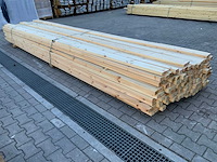 Vuren balk 4800x75x45mm (114x) - afbeelding 1 van  4