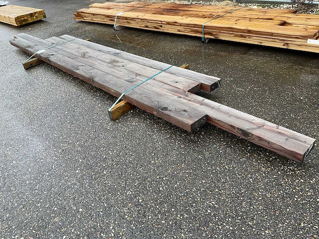 Vuren balk (4x) - afbeelding 1 van  4