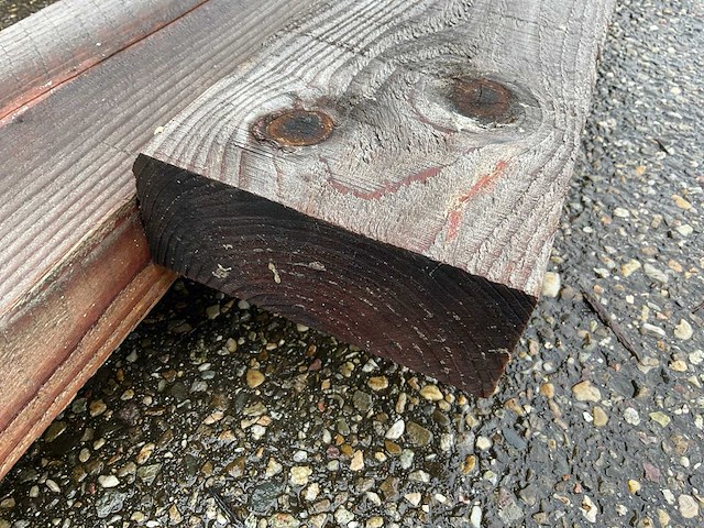 Vuren balk (4x) - afbeelding 4 van  4