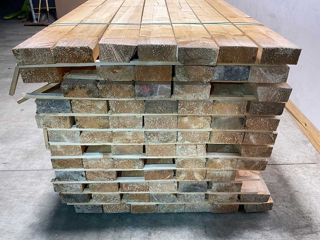 Vuren balk 500-400x15x6,5 cm (84x) - afbeelding 2 van  5