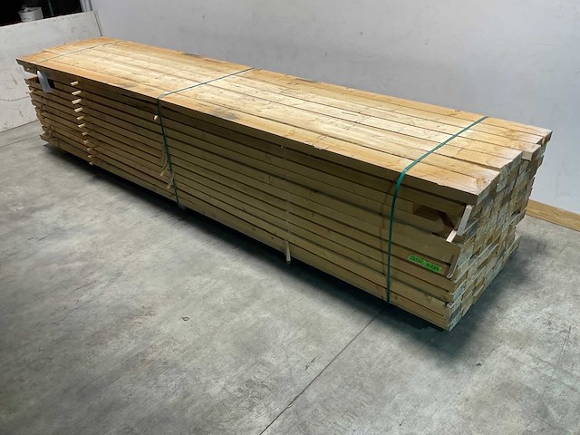 Vuren balk 500-400x15x6,5 cm (84x) - afbeelding 1 van  4