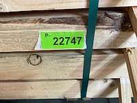 Vuren balk 500x13,2x6,6 cm (25x) - afbeelding 6 van  6