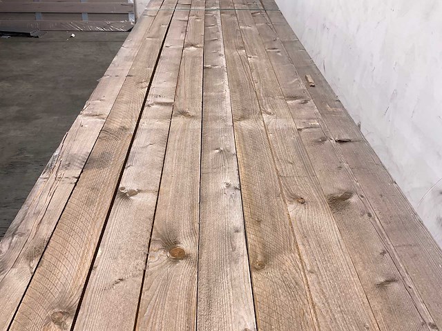 Vuren balk 500x13x10,5 cm (25x) - afbeelding 3 van  3