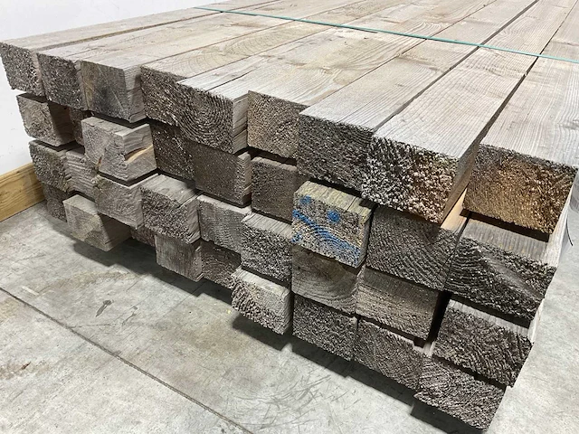 Vuren balk 500x13x10,5 cm (25x) - afbeelding 3 van  5