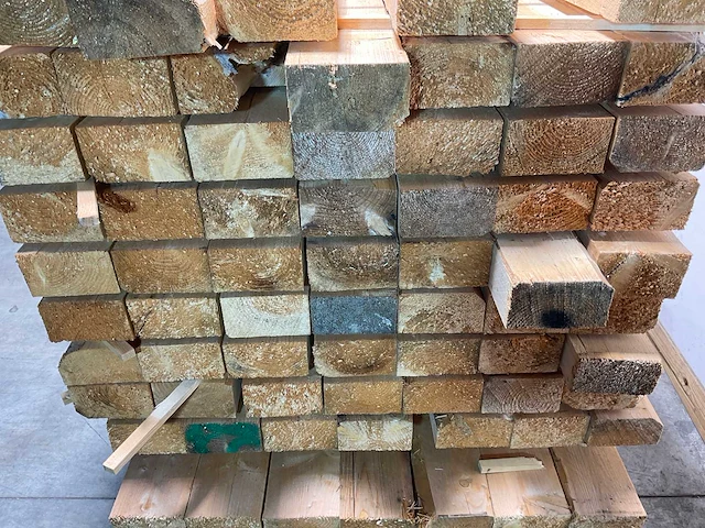 Vuren balk 500x15x8,5 cm (89x) - afbeelding 5 van  6