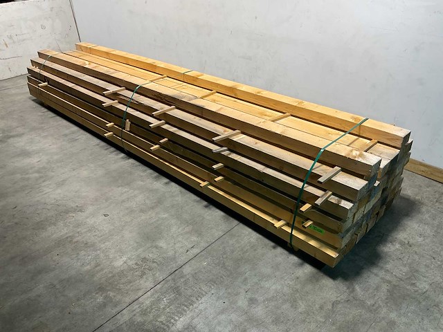 Vuren balk 500x15x9,5 cm (36x) - afbeelding 1 van  7