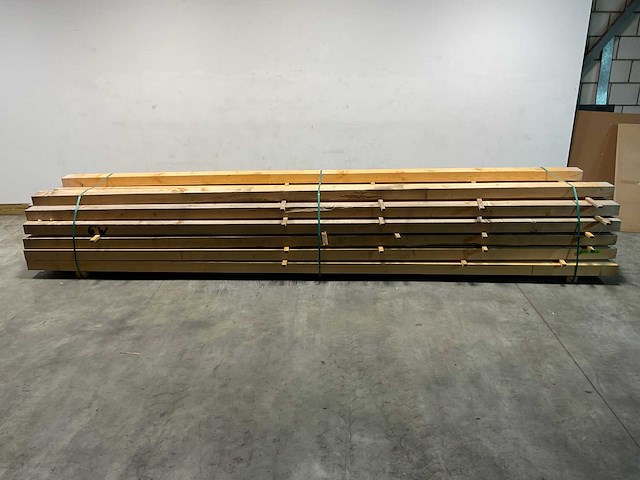 Vuren balk 500x15x9,5 cm (36x) - afbeelding 2 van  4