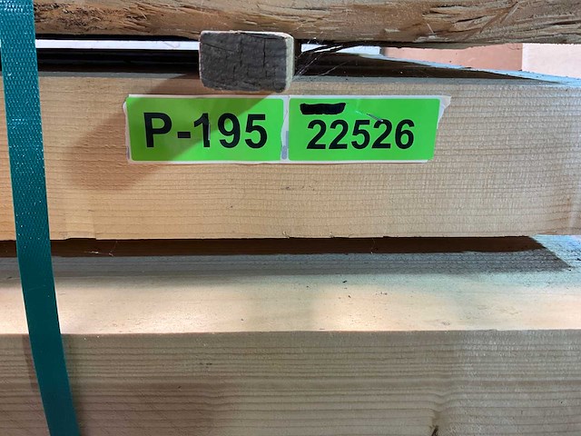 Vuren balk 500x15x9,5 cm (36x) - afbeelding 4 van  4