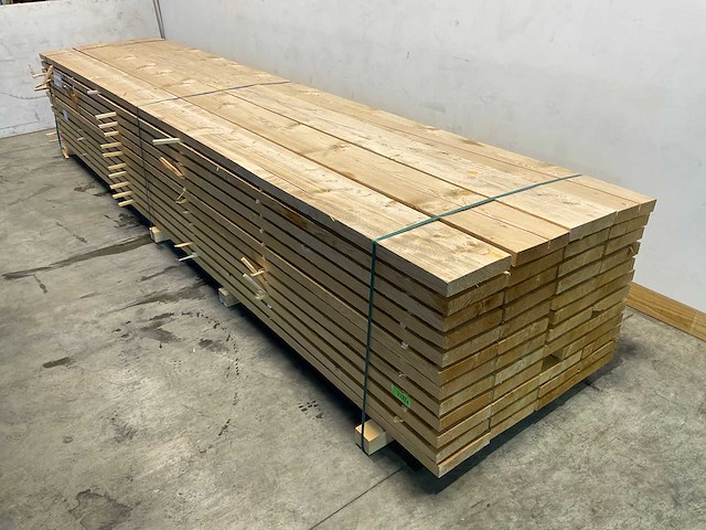 Vuren balk 500x27x5,2 cm (68x) - afbeelding 1 van  4