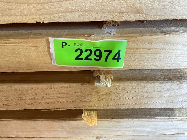Vuren balk 500x27x5,2 cm (68x) - afbeelding 3 van  4