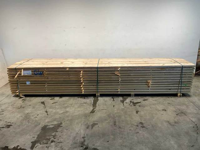 Vuren balk 500x27x5,2 cm (68x) - afbeelding 2 van  7