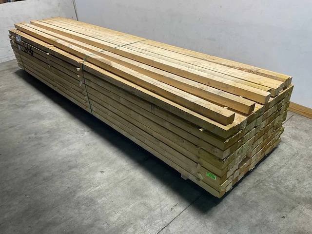 Vuren balk 500x9,6x7,6 cm (21x) - afbeelding 1 van  7