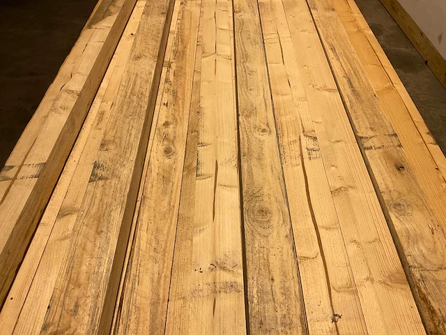 Vuren balk 500x9,6x7,6 cm (21x) - afbeelding 3 van  7