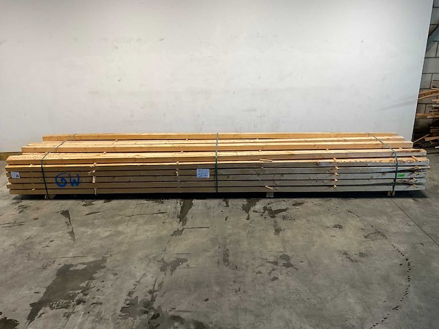 Vuren balk 500x9,8x5,8 cm (57x) - afbeelding 2 van  7