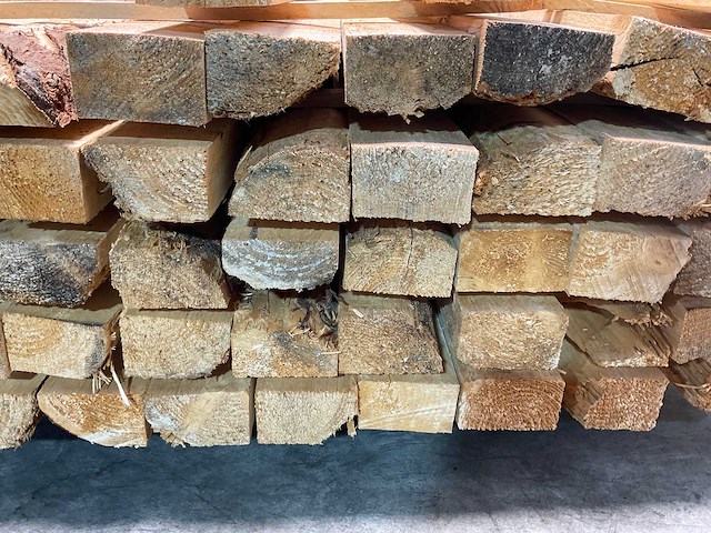 Vuren balk 500x9,8x5,8 cm (57x) - afbeelding 6 van  6