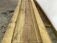 Vuren balk 540x17x3,8 cm (10x) - afbeelding 1 van  1
