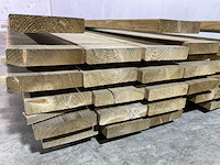 Vuren balk 540x17x3,8 cm (10x) - afbeelding 1 van  2