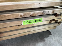 Vuren balk 540x17x3,8 cm (10x) - afbeelding 2 van  2