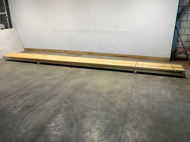 Vuren balk 660x29x7 cm (3x) - afbeelding 2 van  8