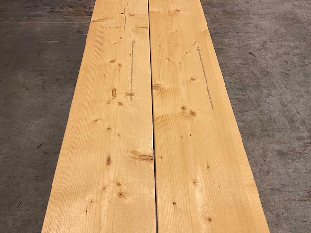 Vuren balk 660x29x7 cm (3x) - afbeelding 3 van  8
