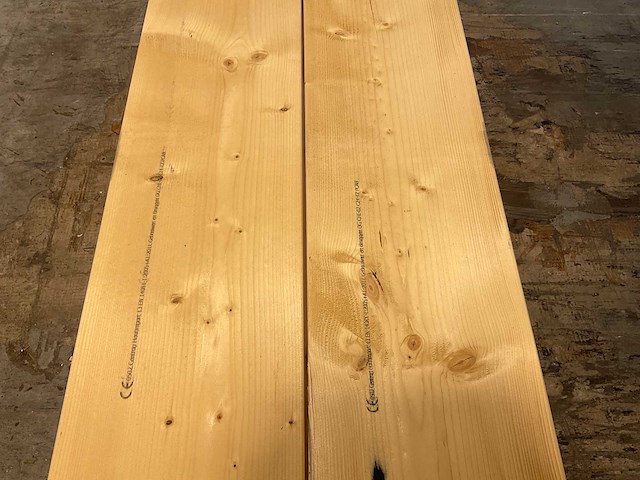 Vuren balk 660x29x7 cm (3x) - afbeelding 4 van  8