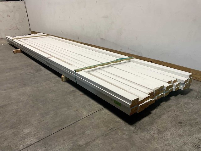 Vuren balk gegrond 480x9x4 cm (35x) - afbeelding 3 van  5