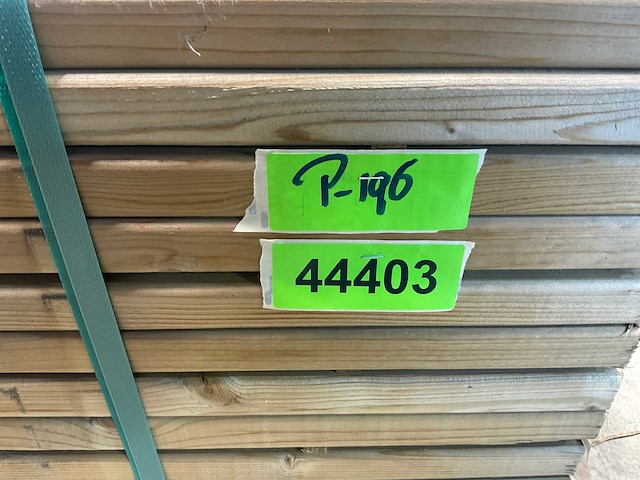 Vuren balk geïmpregneerd 180x3,8x3 cm (360x) - afbeelding 6 van  6