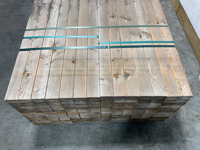 Vuren balk geschaafd - 270x7x4,4 cm (129x) - afbeelding 4 van  8