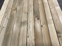 Vuren balk geschaafd - 270x7x7 cm (52x) - afbeelding 2 van  6