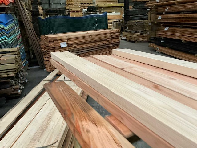 Vuren balk geschaafd - 280x12x4,5 cm (7x) - afbeelding 3 van  7