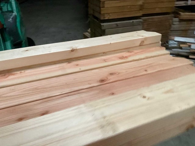 Vuren balk geschaafd - 280x12x4,5 cm (7x) - afbeelding 5 van  7