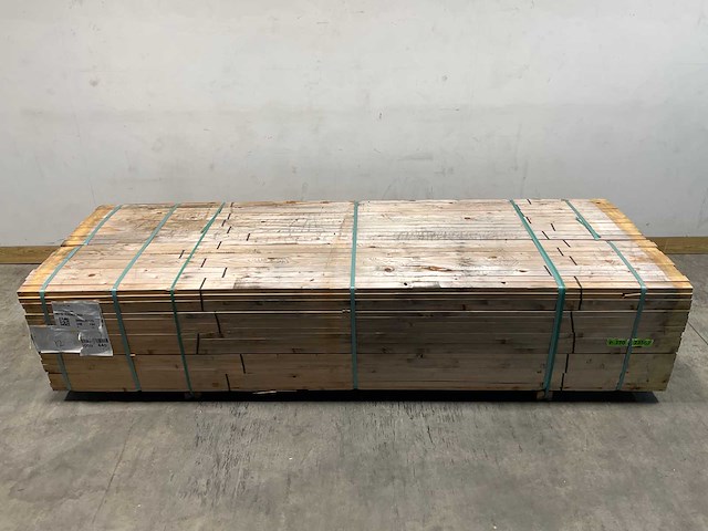 Vuren balk geschaafd - 300x4,5x3 cm (200x) - afbeelding 2 van  7