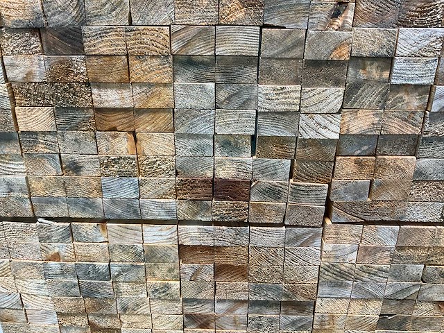 Vuren balk geschaafd - 300x4,5x3 cm (227x) - afbeelding 4 van  6