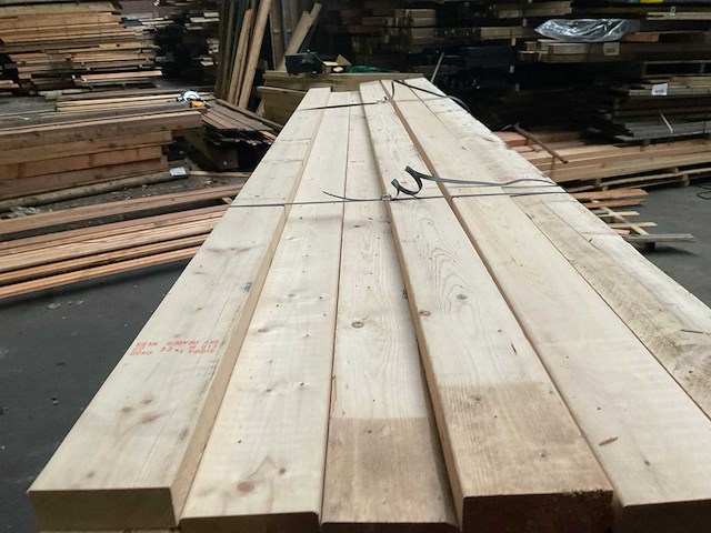 Vuren balk geschaafd - 325x12x4,5 cm (38x) - afbeelding 3 van  5