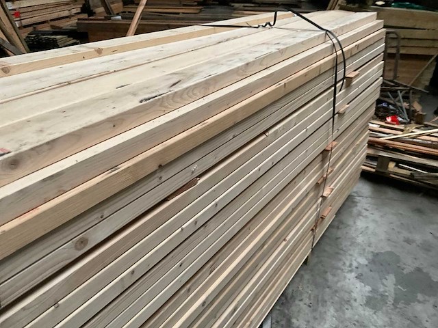 Vuren balk geschaafd - 325x12x4,5 cm (40x) - afbeelding 5 van  5