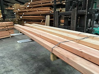 Vuren balk geschaafd - 330x12x4,5 cm (9x) - afbeelding 2 van  7