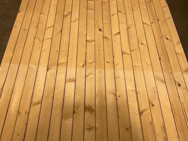 Vuren balk geschaafd - 360x4,5x4,5 cm (155x) - afbeelding 3 van  8