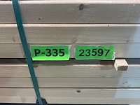 Vuren balk geschaafd - 360x4,5x4,5 cm (155x) - afbeelding 7 van  8