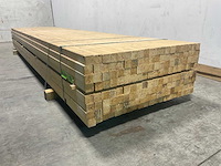 Vuren balk geschaafd - 360x4,5x4,5 cm (155x) - afbeelding 5 van  8