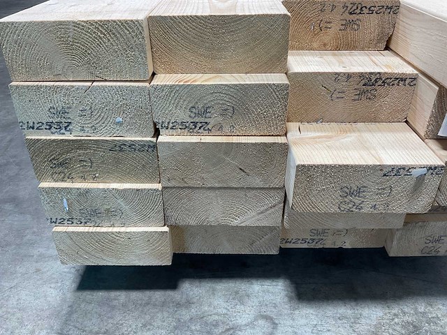 Vuren balk geschaafd - 420x17x7 cm (29x) - afbeelding 8 van  9