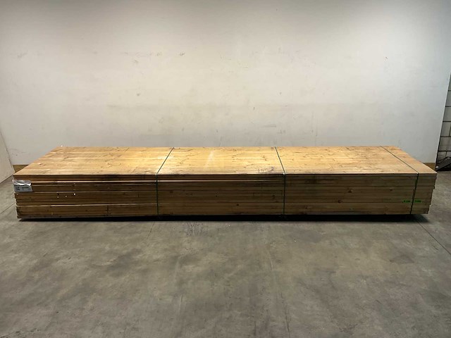 Vuren balk geschaafd - 480x23,5x3,8 cm (23x) - afbeelding 2 van  7