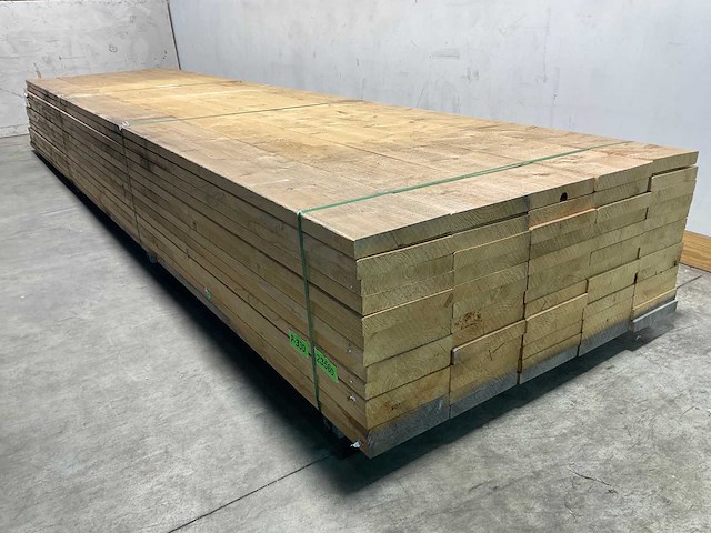 Vuren balk geschaafd - 480x23,5x3,8 cm (23x) - afbeelding 5 van  7